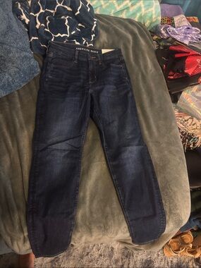 American Eagle Outfitters Dark Indigo Curvy Jeggings